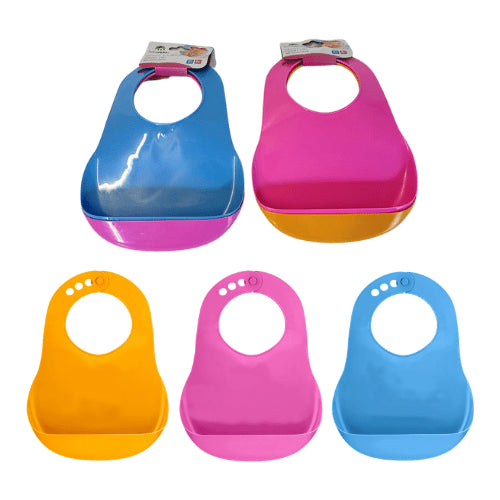 Easy clean Plastic Bibs (2pks)