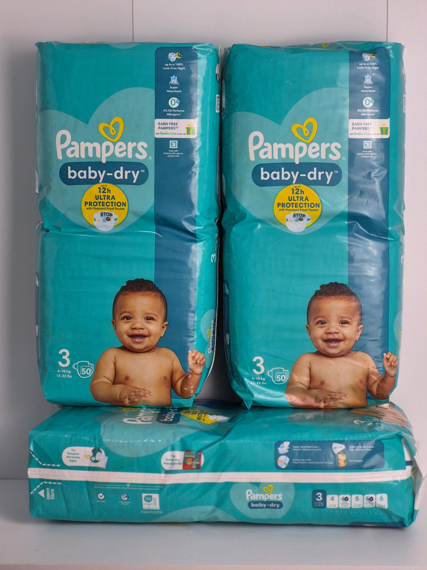 Pampers Babydry 3 (50pk) (13lbs-22lbs)