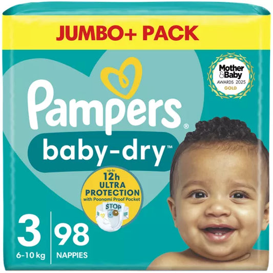 Pampers Baby-Dry 3 (98pk) (13lbs-22lbs)