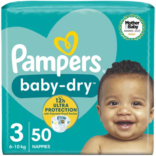 Pampers Babydry 3 (50pk) (13lbs-22lbs)