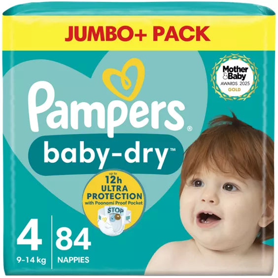 Pampers Babydry 4 (84pk) (20lbs-31lbs)