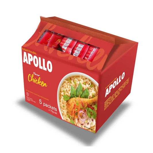 Apollo Chicken Noodles (5pk) 70g