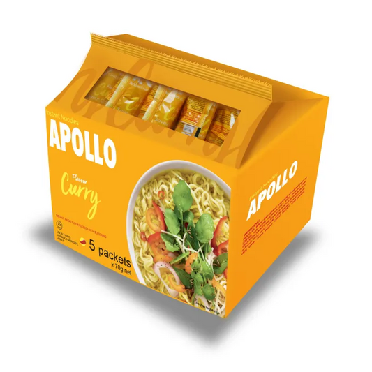 Apollo curry Noodles (5pk) 70g