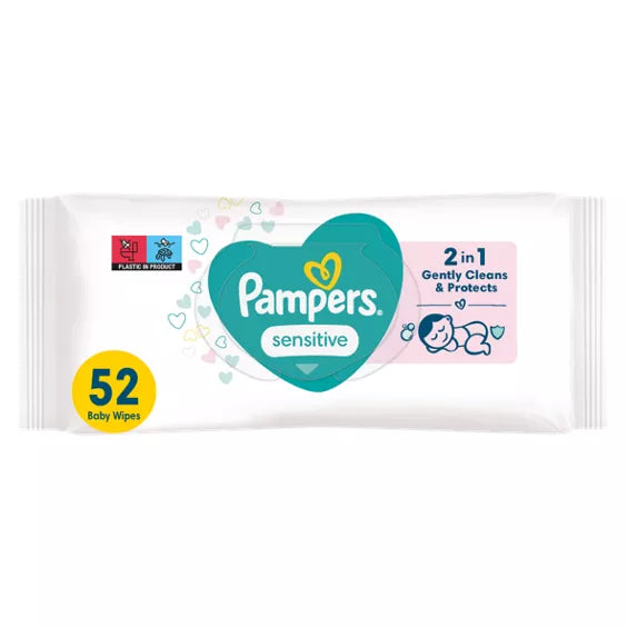 Pampers Sensitive (52pk)