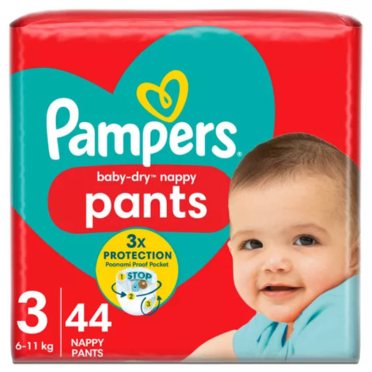 Pampers Baby-Dry PULL-UPS 3 (44pk) (13lbs-24lbs)