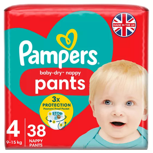 Pampers Babydry PULL-UPS 4 (38pk) (20lbs-33lbs)