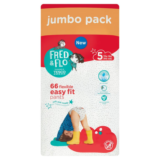 Fred & Flo Pull-ups 5 (66pk) (26lbs-40lbs)
