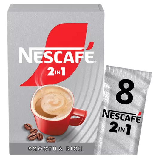 Nescafe 2in1 Instant Coffee Sachets (12 x 9g)