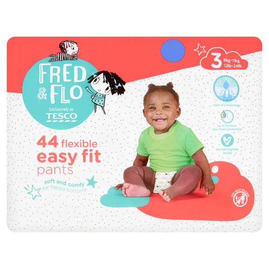Fred & Flo PULLUPS 3 (44Pk) (13lbs-24lbs)